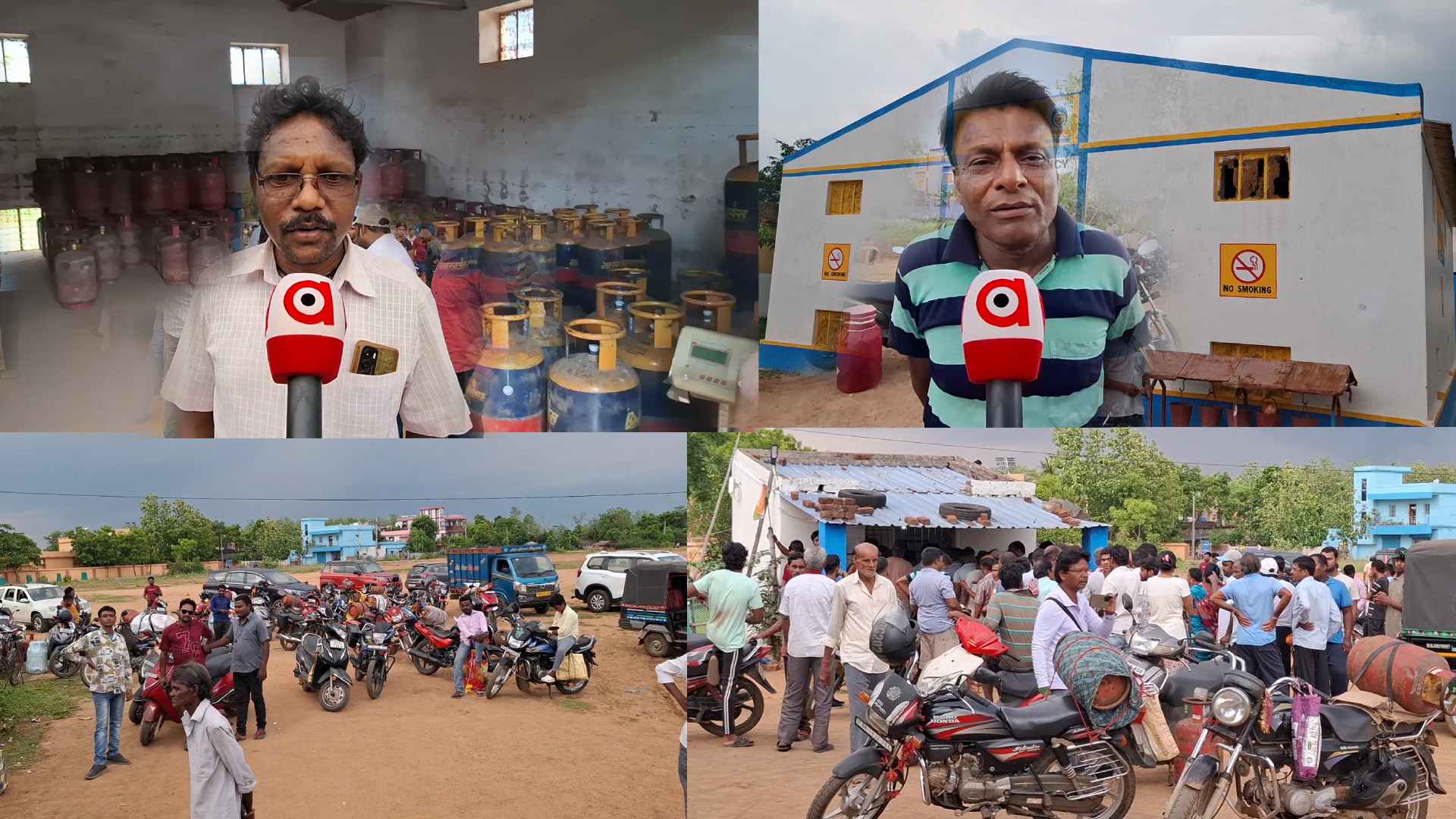 Cylinder Rush Turns Rairangpur Into a Marketplace, Consumers Wait All Day, Cylinders Still Out of Reach
