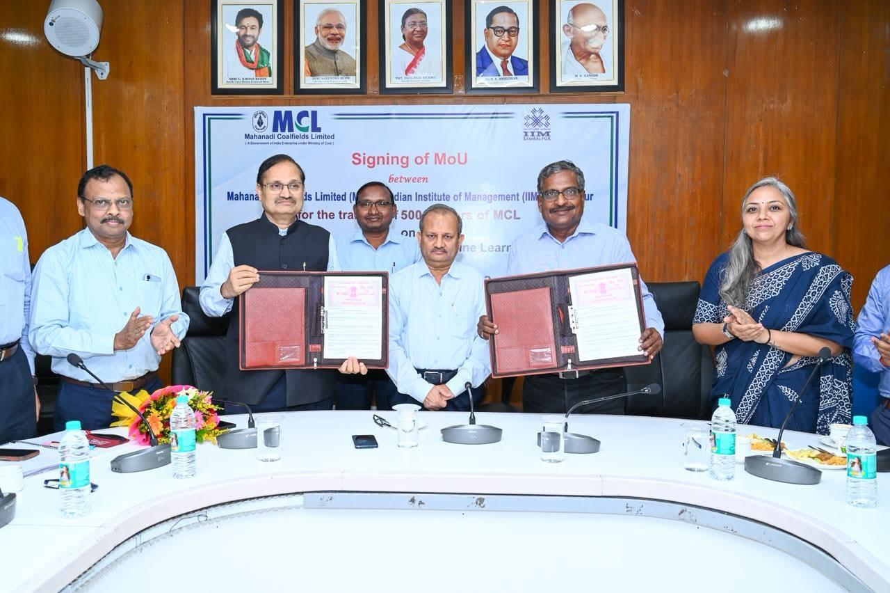 IIM Sambalpur Partners With MCL To Train 500 Officers In AI, Digital Transformation