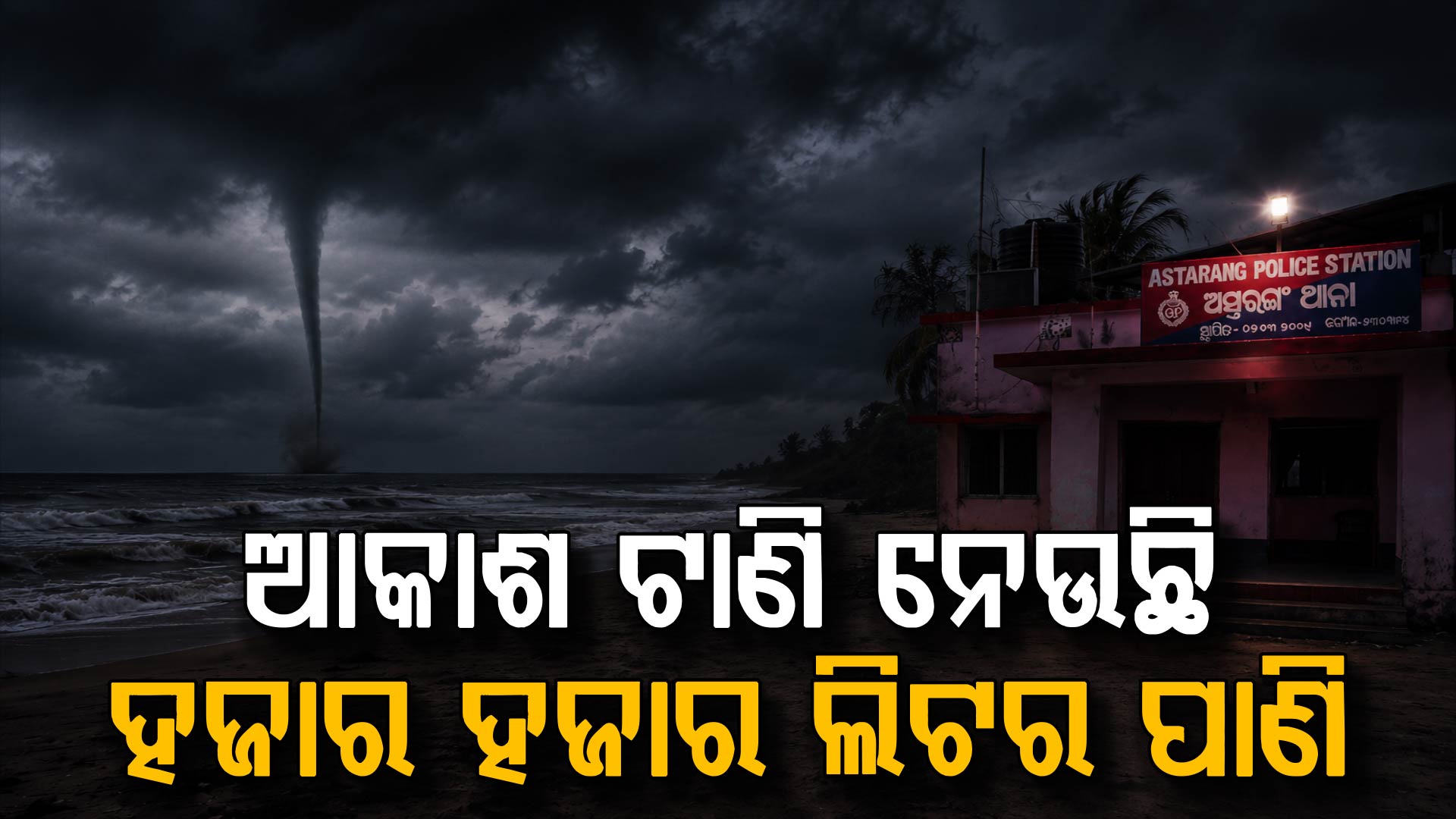 ସମୁଦ୍ର ମଝିରେ ବିରାଟ ହାତୀଶୁଣ୍ଢ... ସୁ ସୁ ଗର୍ଜନ କରି ଆକାଶକୁ ଟାଣିନେଲା ହଜାର ହଜାର ଲିଟର ପାଣି