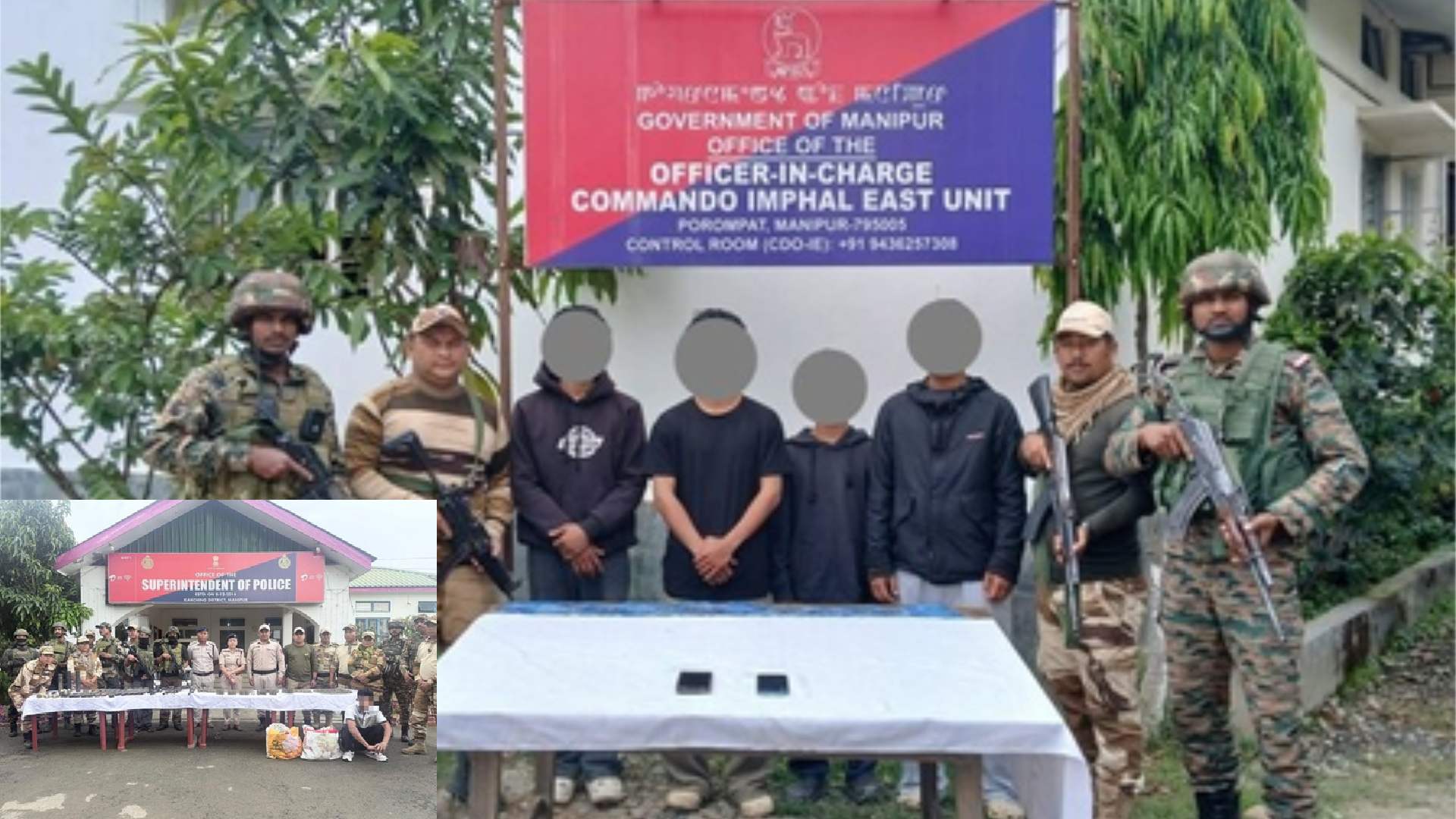 Eight Militants, Including Top Leaders, Arrested in Manipur; Arms Cache Seized