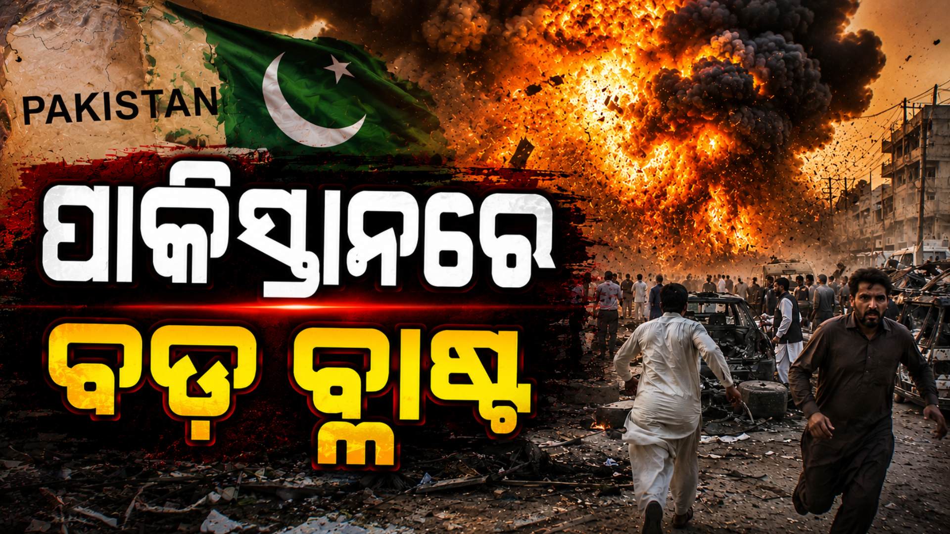 ପାକିସ୍ତାନରେ ଭୟଙ୍କର ବୋମା ବିସ୍ଫୋରଣ, ୯ ମୃତ