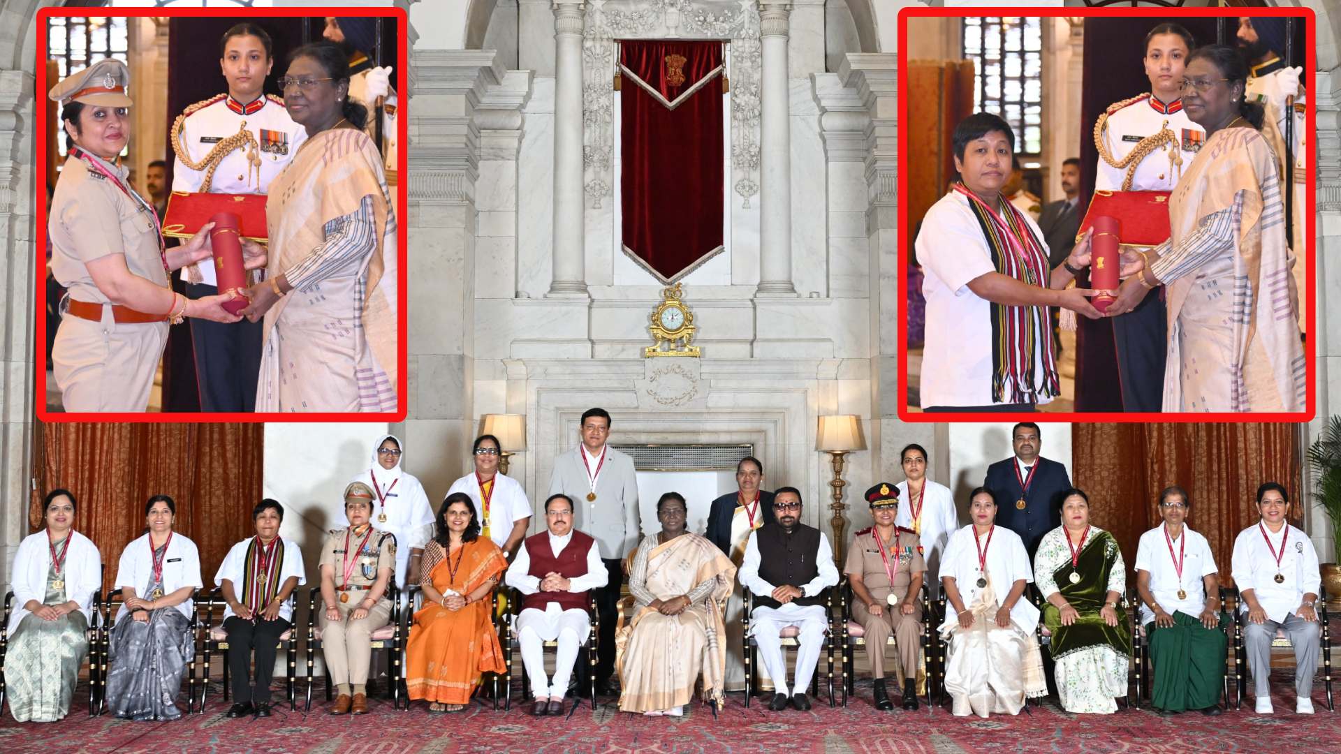 President Murmu Honours 15 Nurses with Florence Nightingale Awards