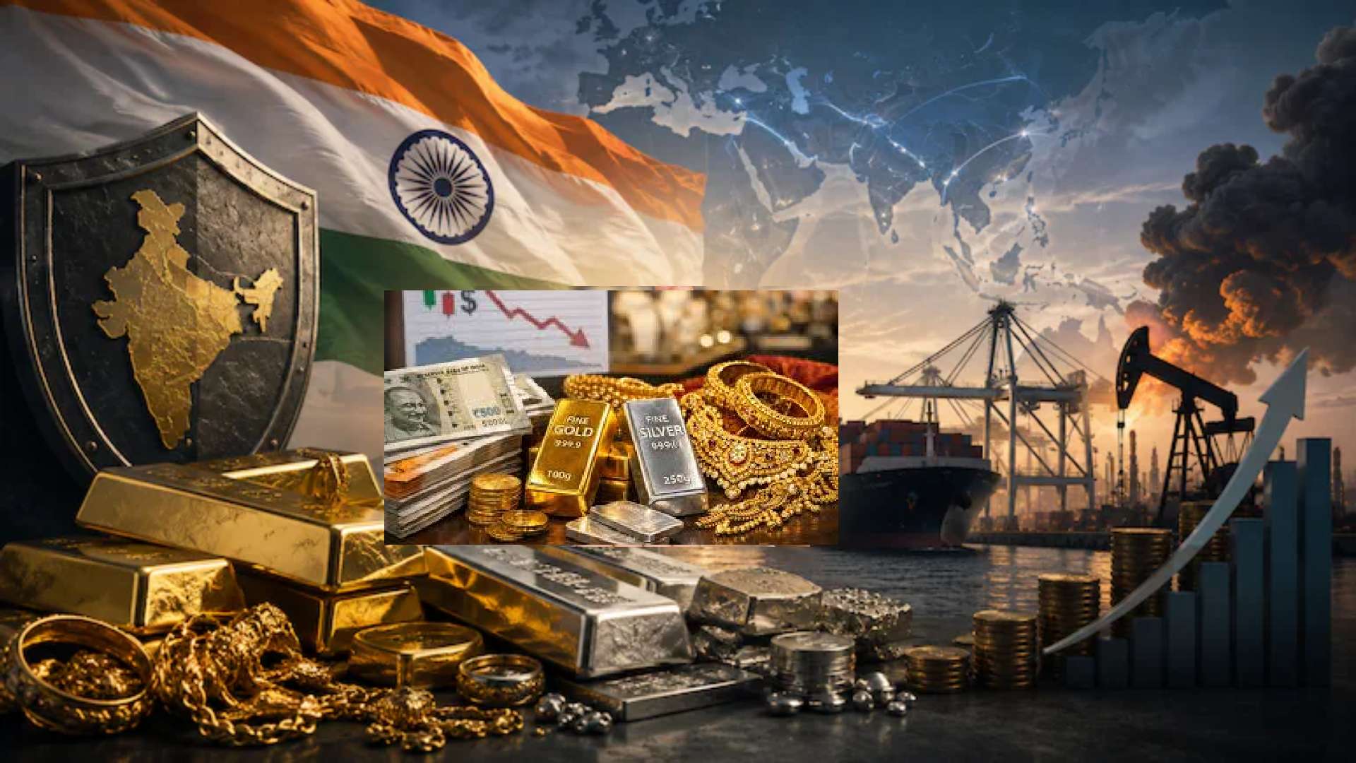 India Hikes Import Duty on Precious Metals to Shield Economy Amid Global Turmoil