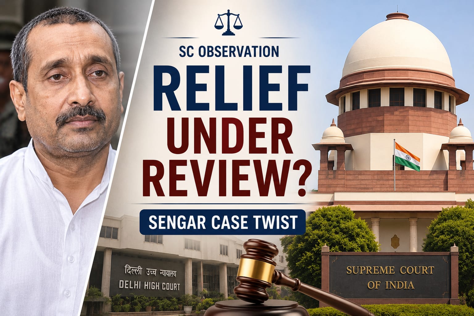 SC Tightens Noose on Sengar ? ‘Hyper-Technical’ Relief Under Scanner, Fate Now Hinges on Delhi HC