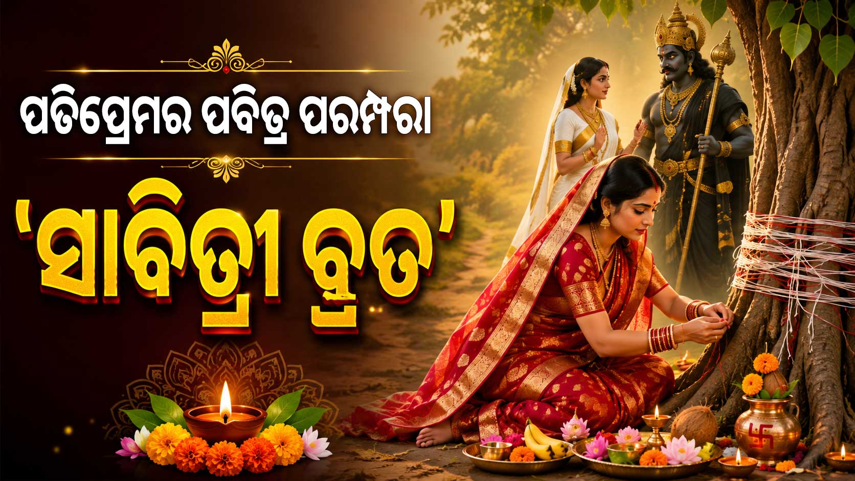 ଆଜି ସାବିତ୍ରୀ ବ୍ରତ; ସଧବାଙ୍କ ଶ୍ରଦ୍ଧା, ଭକ୍ତି ଓ ପତିପ୍ରେମର ପବିତ୍ର ପରମ୍ପରା