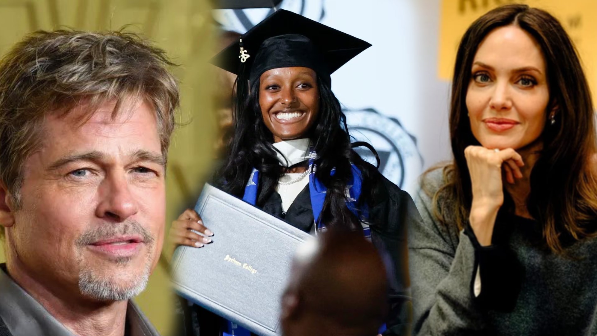 Angelina Jolie's Daughter Zahara Drops Brad Pitt's Last Name At College Graduation Ceremony