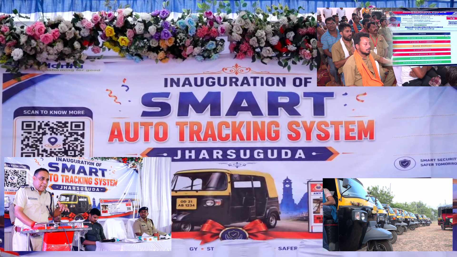 Jharsuguda Launches Smart Auto Tracking System to Enhance Passenger Safety