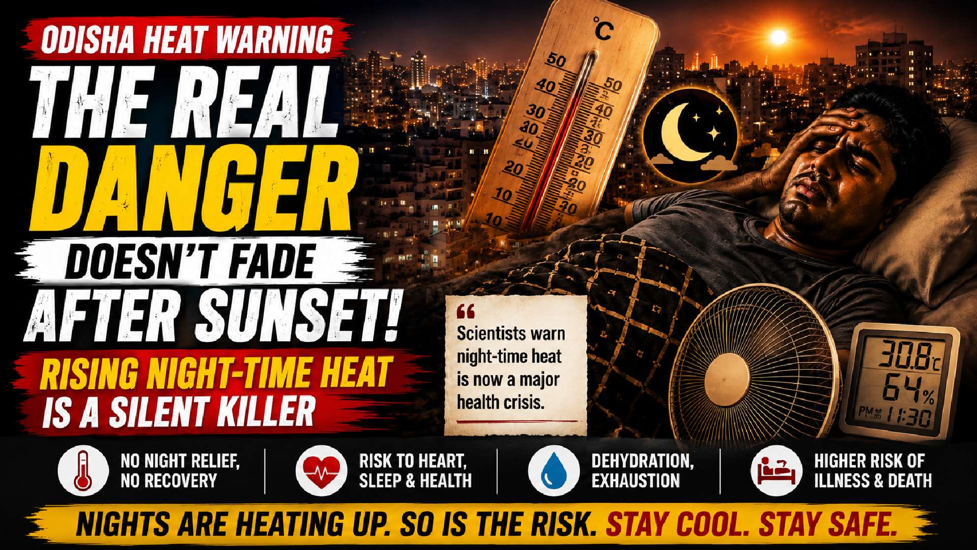 Why Rising Night-Time Heat May Be More Dangerous Than Daytime Scorching Sun In Odisha?