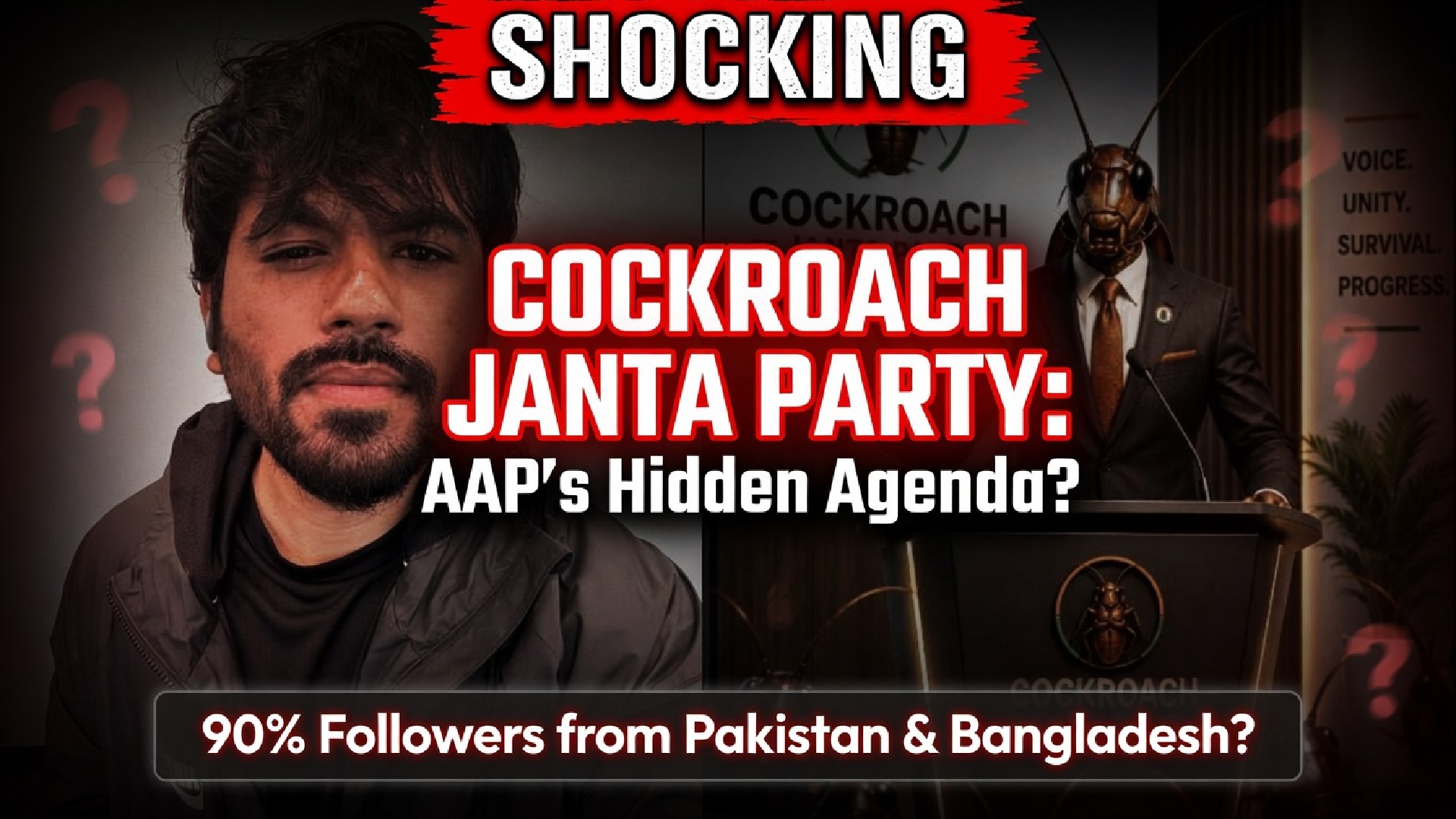 Cockroach Janta Party: Genuine Political Movement or Hijacked Narrative?