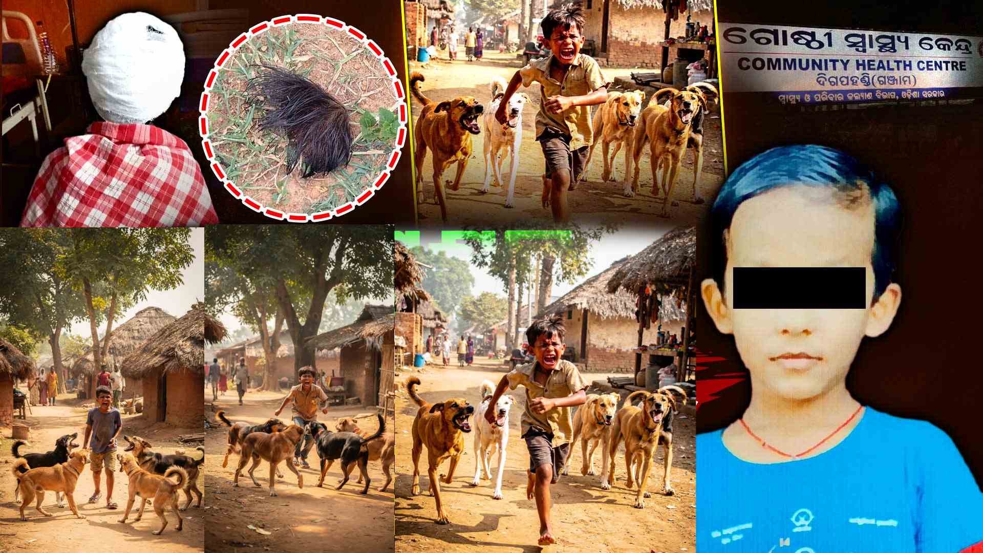 Stray Dogs Maul Six-Year-Old Boy in Ganjam, Child Undergoing Treatment