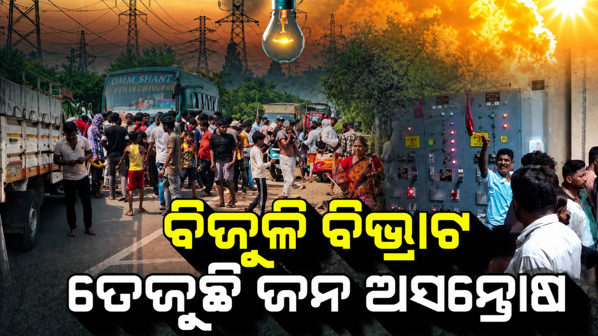 ବିଜୁଳି ବିଭ୍ରାଟକୁ ନେଇ ତେଜୁଛି ଜନ ଅସନ୍ତୋଷ, ବିଦ୍ୟୁତ୍ କାଟ ପ୍ରତିବାଦରେ ଘେରାଉ କରୁଛନ୍ତି ଗ୍ରୀଡ୍ ଅଫିସ