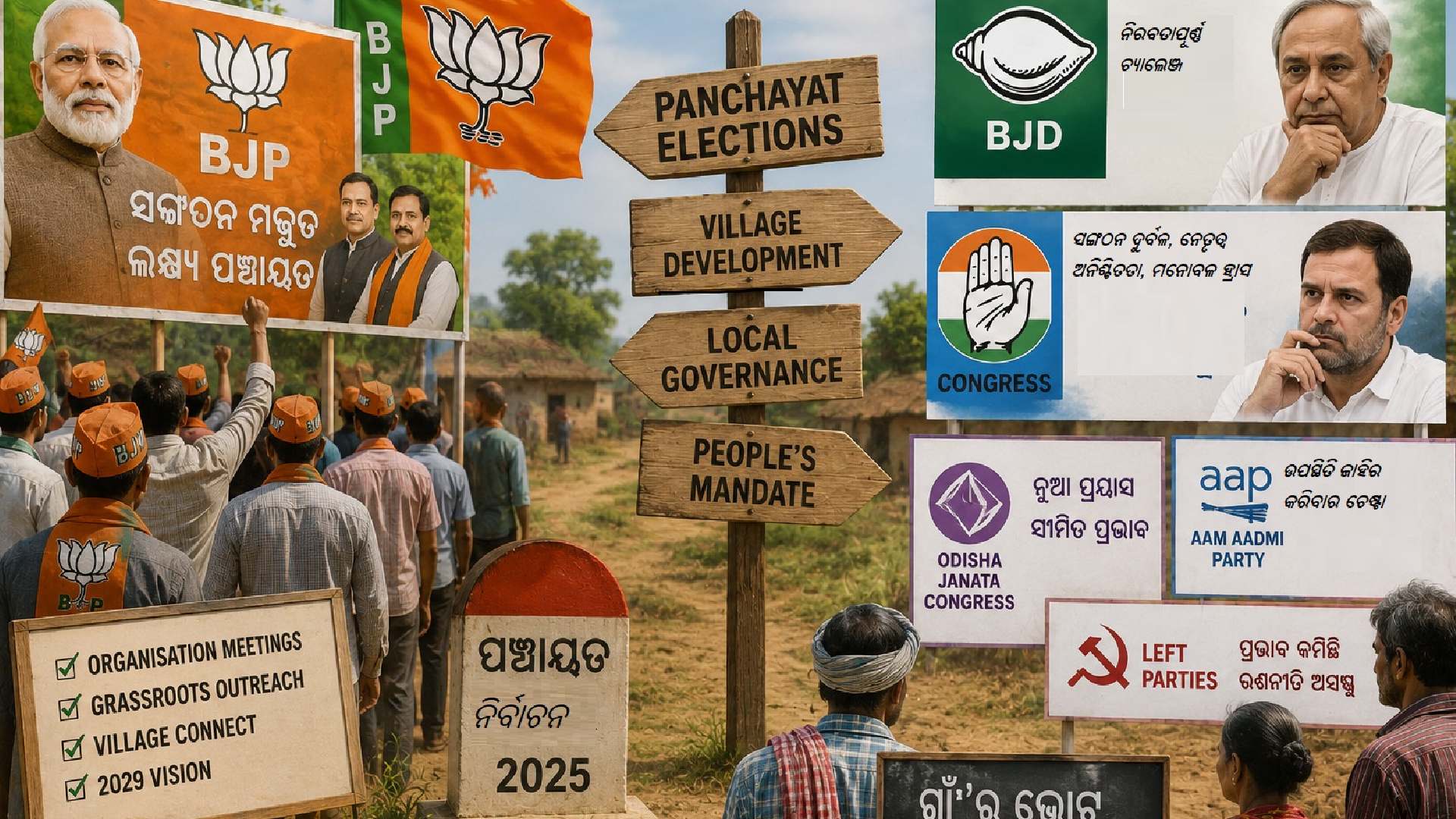 Weak Opposition in Odisha Gives BJP Early Advantage ahead of Panchayat Polls