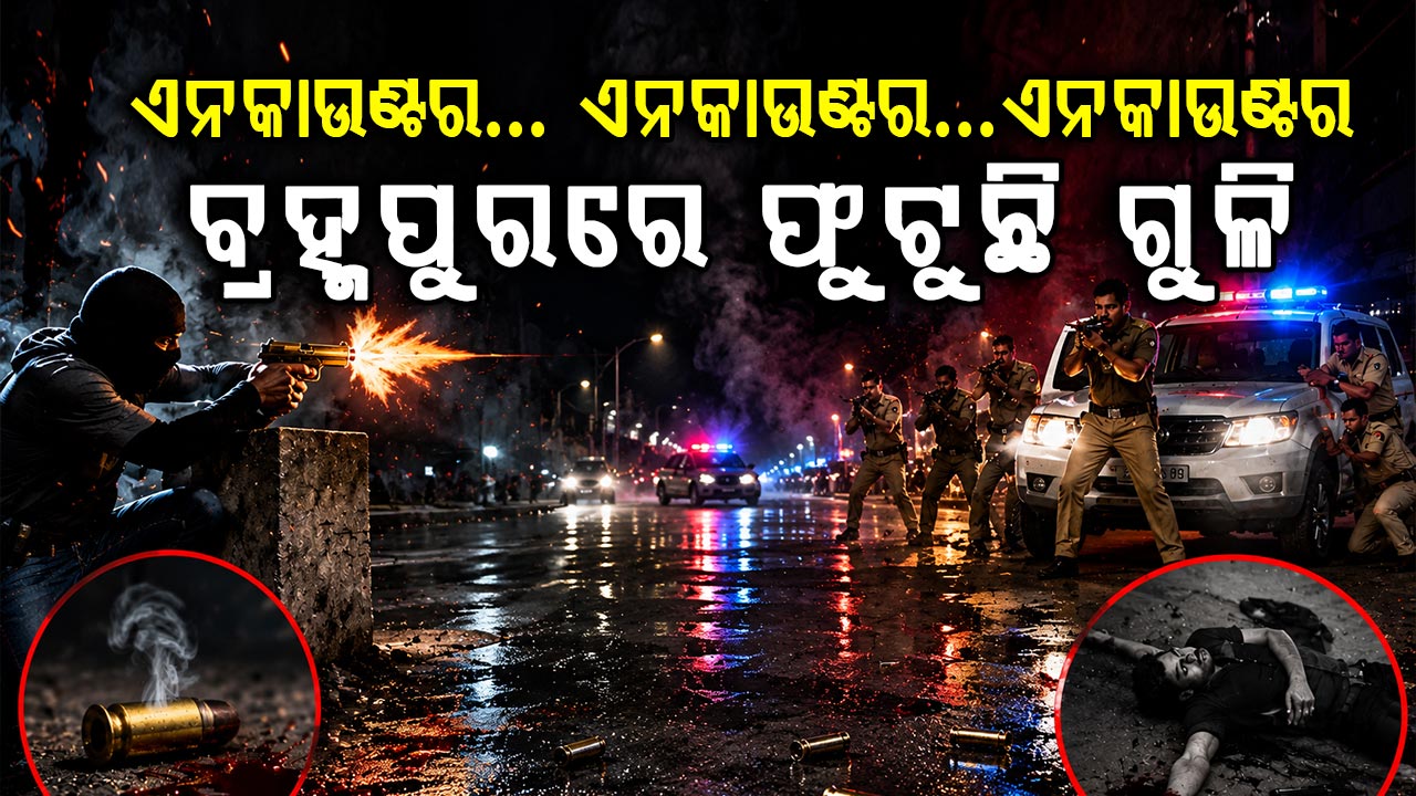 ବ୍ରହ୍ମପୁରରେ ପୁଣି ଦୁଇ ଅପରାଧୀଙ୍କୁ ପୋଲିସର ଏନକାଉଣ୍ଟର୍ 