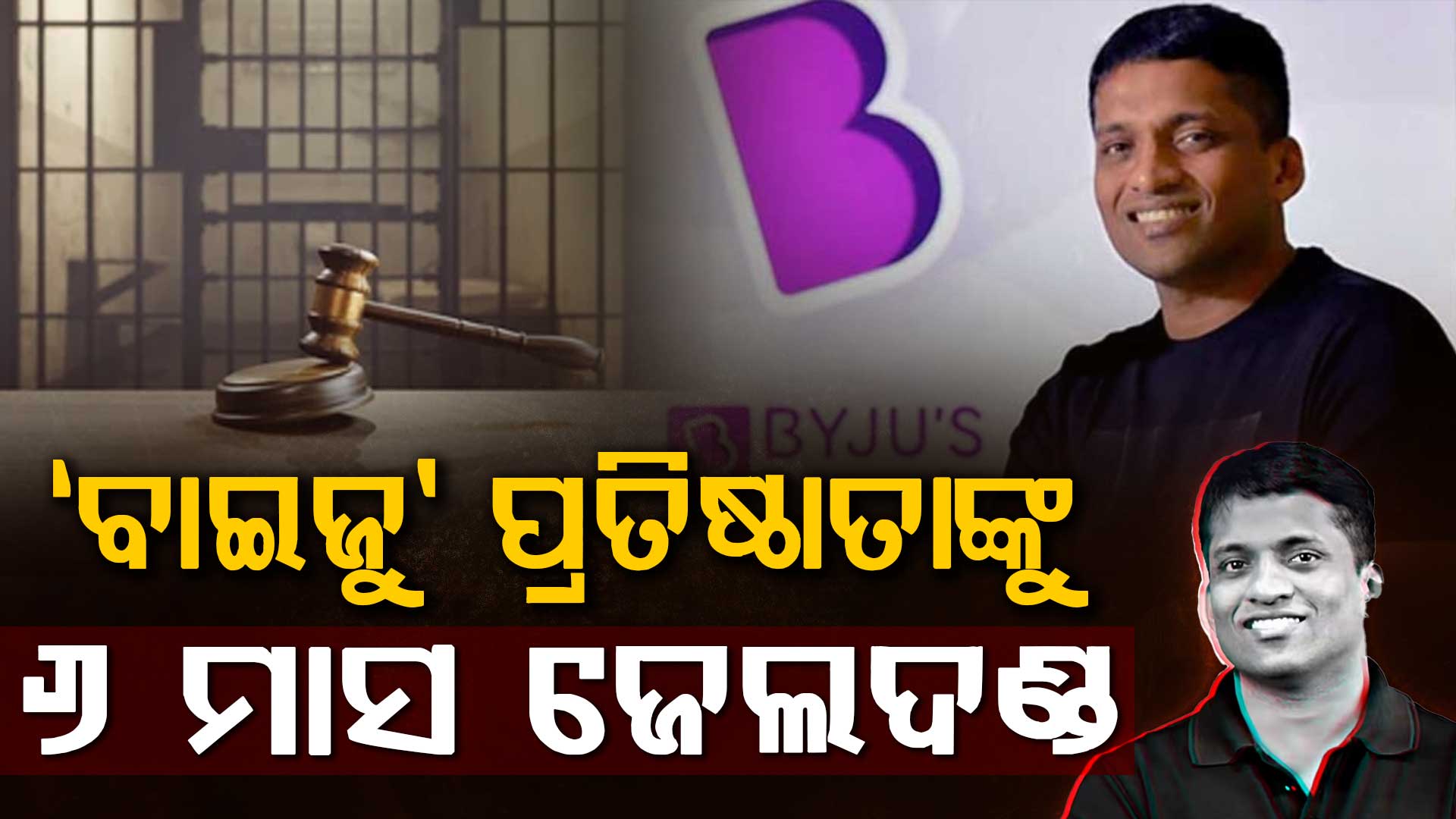 କୋର୍ଟଙ୍କ ନିର୍ଦ୍ଦେଶ: ୬ ମାସର ଜେଲଦଣ୍ଡ ସହ ୬୭ ଲକ୍ଷ ଜରିମାନା 'ବାଇଜୁ' ପ୍ରତିଷ୍ଠାତାଙ୍କ ଉପରେ