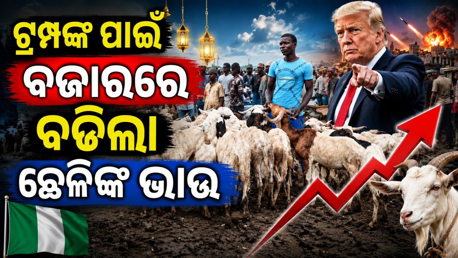 ଟ୍ରମ୍ପଙ୍କ ପାଇଁ ବକ୍ରି ଇଦ୍ ବେଳେ ମହଙ୍ଗା ହୋଇଗଲା ଛେଳି; ହେଲେ କାହିଁକି?