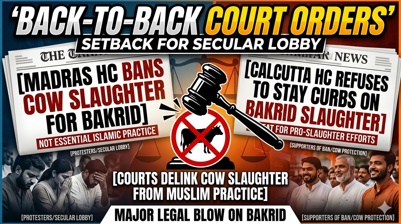Back-to-Back Court Orders Deal Major Setback to Secular Lobby on Bakrid Cow Slaughter| Analysis