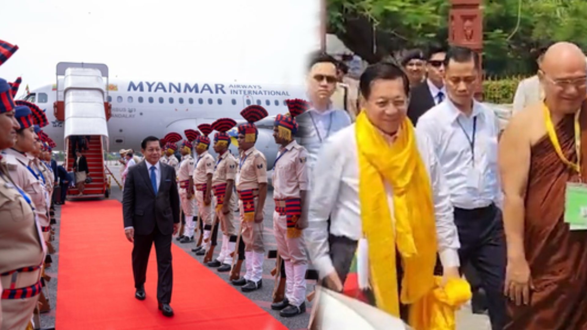 Myanmar President’s First 5-Day India Visit Starts With Spiritual Stop in Gaya