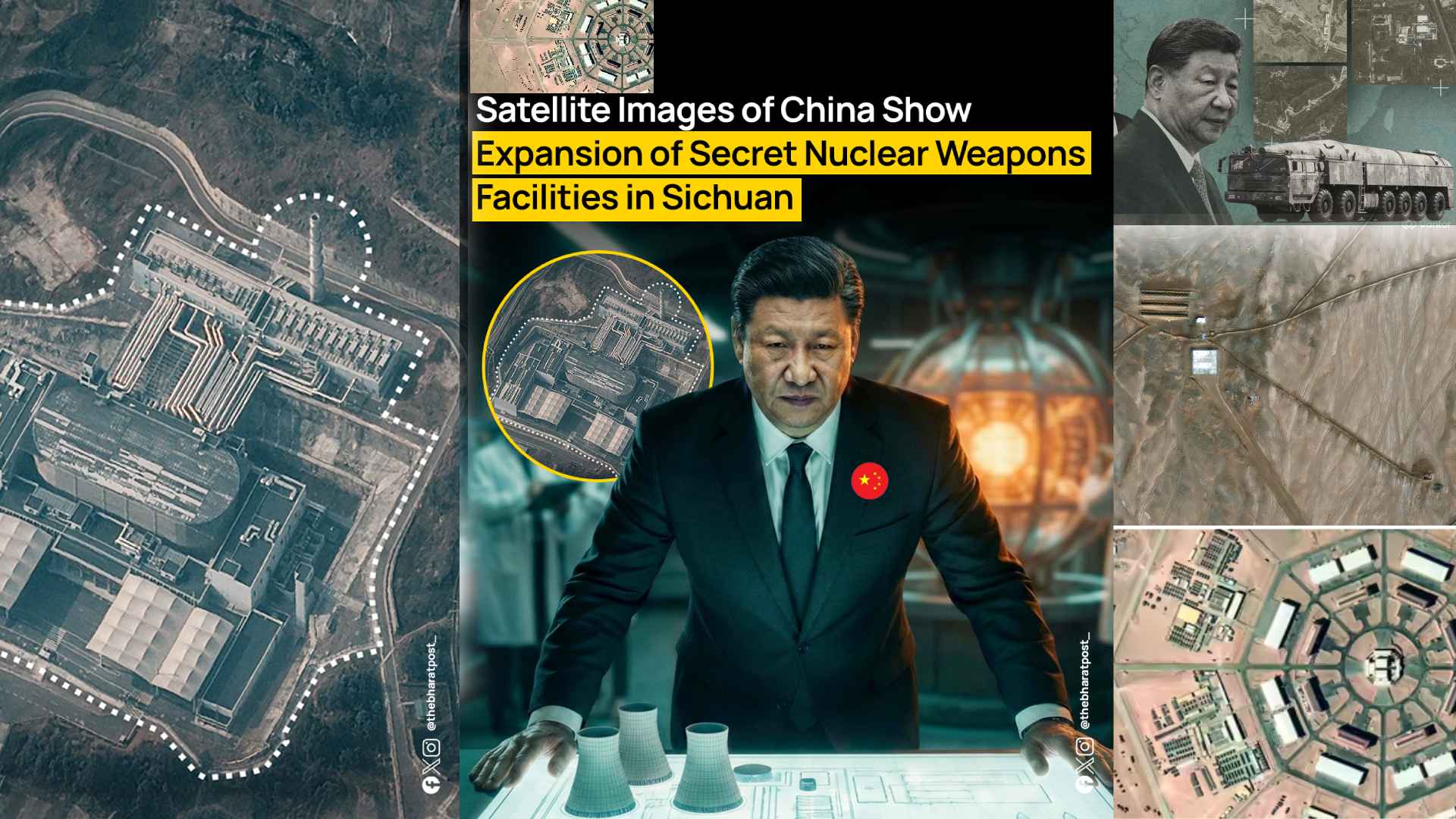 Satellite Images Expose China’s Secret Nuclear City And Expanding Missile Silos Amid US Tensions, Sparking Global Alarm