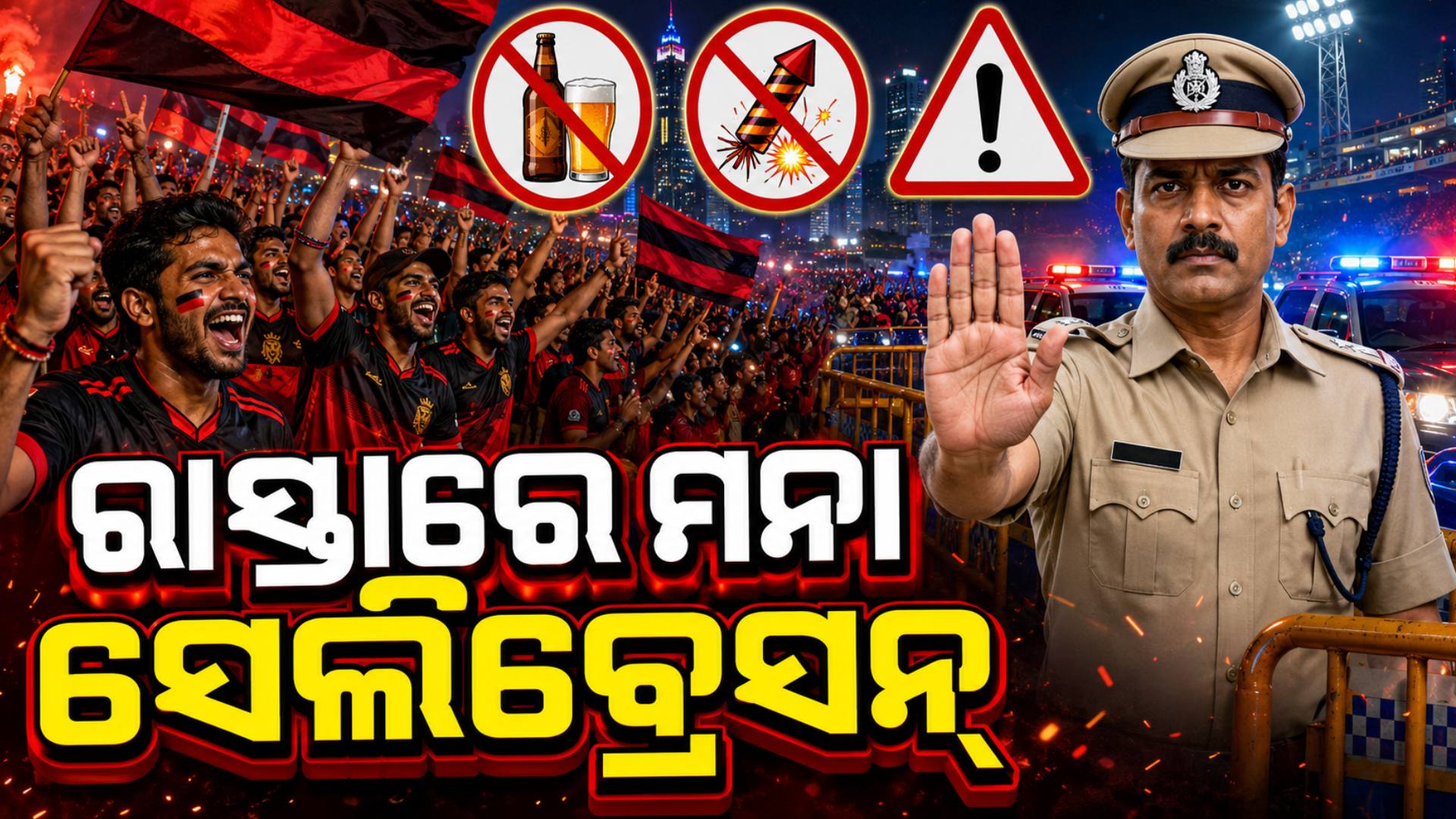 ଫାଇନାଲ ପୂର୍ବରୁ RCB ଫ୍ୟାନ୍ସଙ୍କୁ ବଡ଼ ଝଟକା, ଆଉ ରାସ୍ତାରେ କରିପାରିବେନି ସେଲିବ୍ରେସନ୍‌