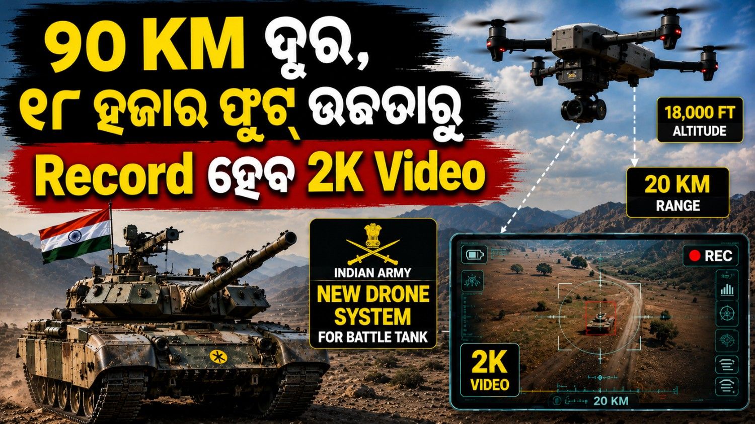 ଭବିଷ୍ୟତ ପାଇଁ ଆଗୁଆ ପ୍ରସ୍ତୁତି; ଡ୍ରୋନ୍ ଶକ୍ତି ବଢାଉଛି ଭାରତୀୟ ସେନା