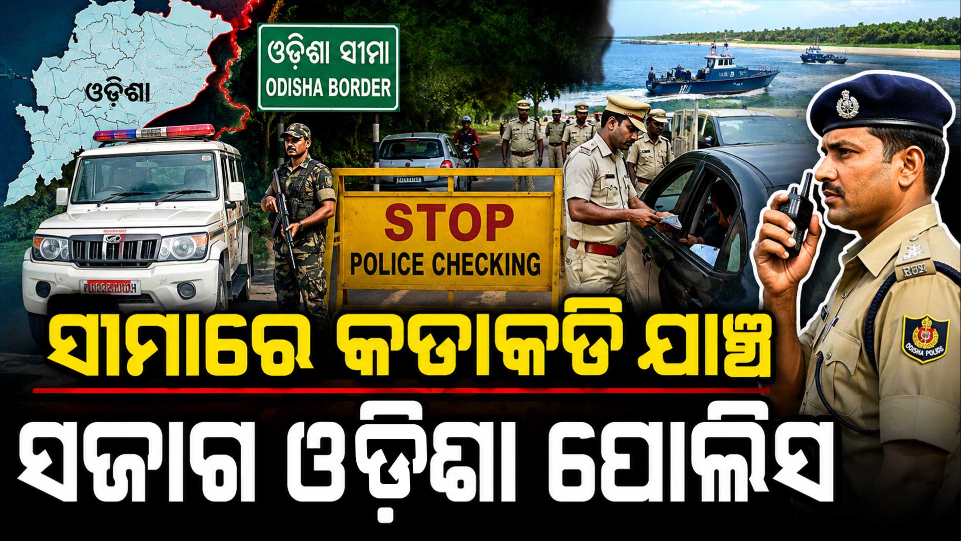 ବାଂଲାଦେଶୀ ଅନୁପ୍ରବେଶ ରୋକିବାକୁ କଡା କାର୍ଯ୍ୟାନୁଷ୍ଠାନ: ସମୁଦ୍ରପଥ ଓ ସ୍ଥଳପଥରେ ଜୋରଦାର ଚେକିଂ