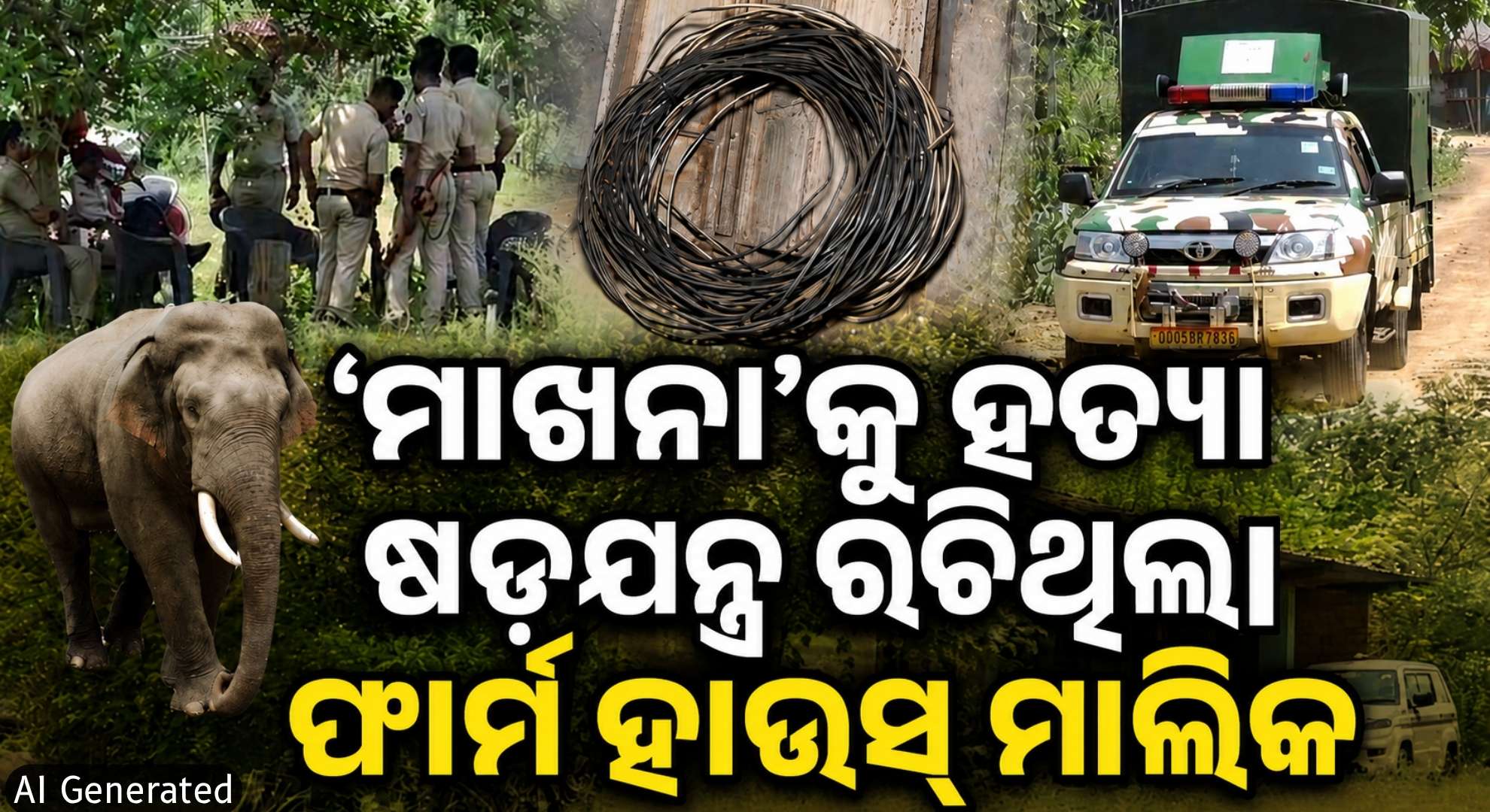 ଆମ୍ବ ଆକର୍ଷଣରେ ଆସି ହାତୀ ହେଲା ହତ୍ୟାର ଶିକାର, ୧୦ ଫୁଟ୍ ତଳେ ପୋତିଦେଲେ