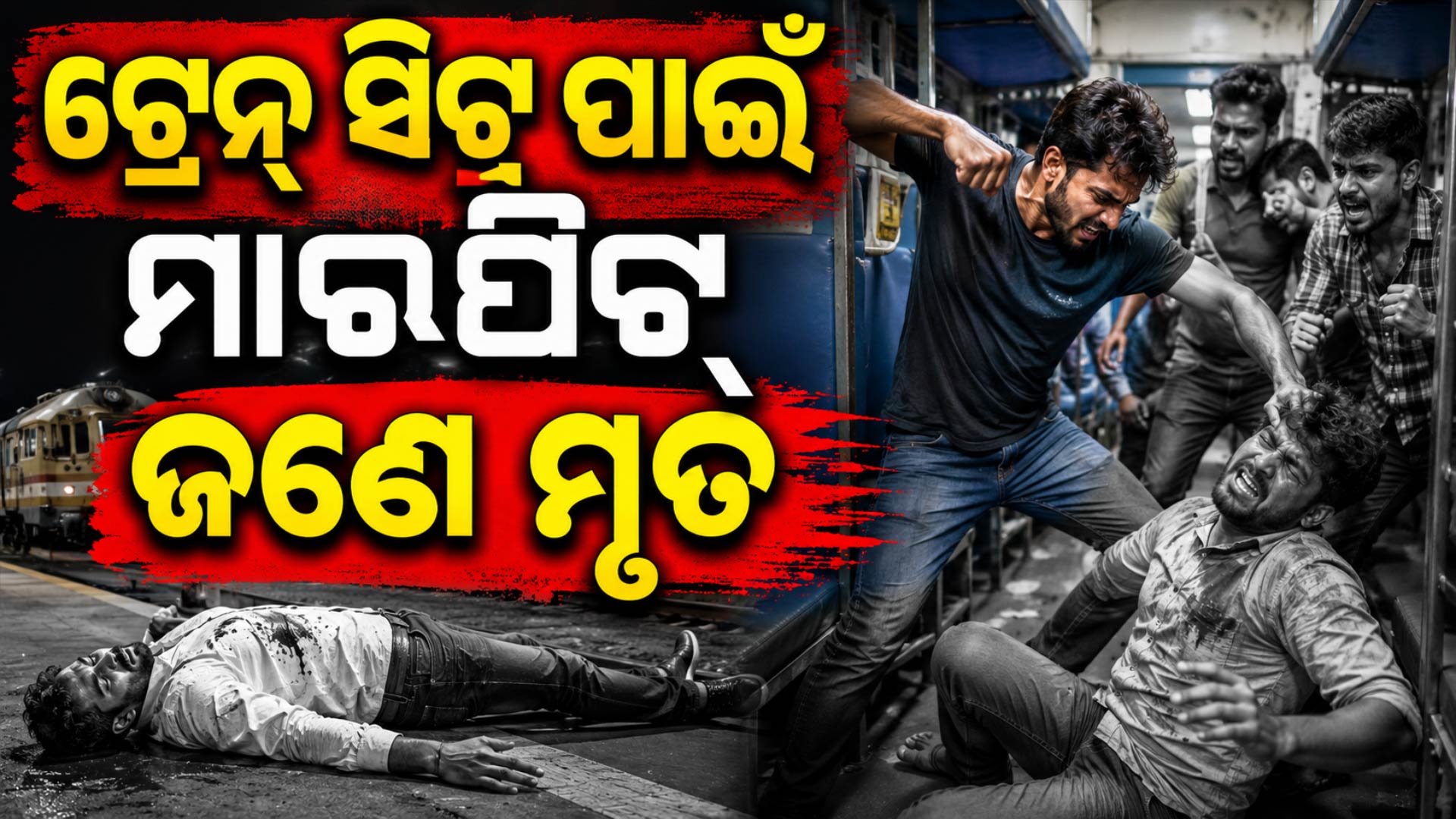 ଟ୍ରେନ୍‌ ପାଲଟିଲା ରଣକ୍ଷେତ୍ର: ସିଟ୍ ପାଇଁ ଟ୍ରେନ୍‌ରେ ହତ୍ୟାକାଣ୍ଡ