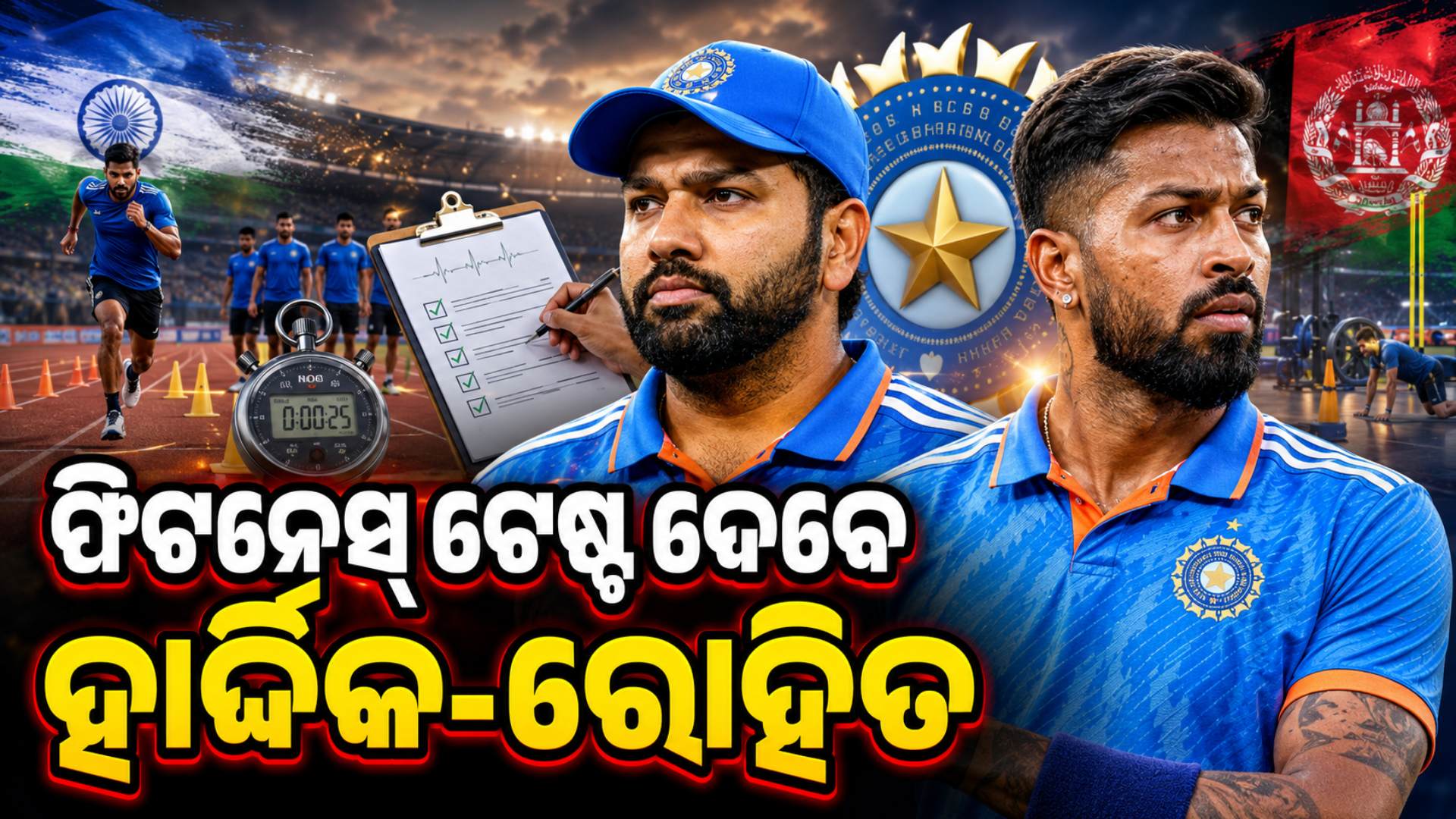 ରୋହିତ ଓ ହାର୍ଦ୍ଦିକଙ୍କ ପାଇଁ BCCI ର ଅଲ୍ଟିମେଟମ୍ ! ଫିଟନେସ୍ ଟେଷ୍ଟ ପାସ୍ ନ କଲେ ସିଲେକ୍ସନ୍ ନାହିଁ