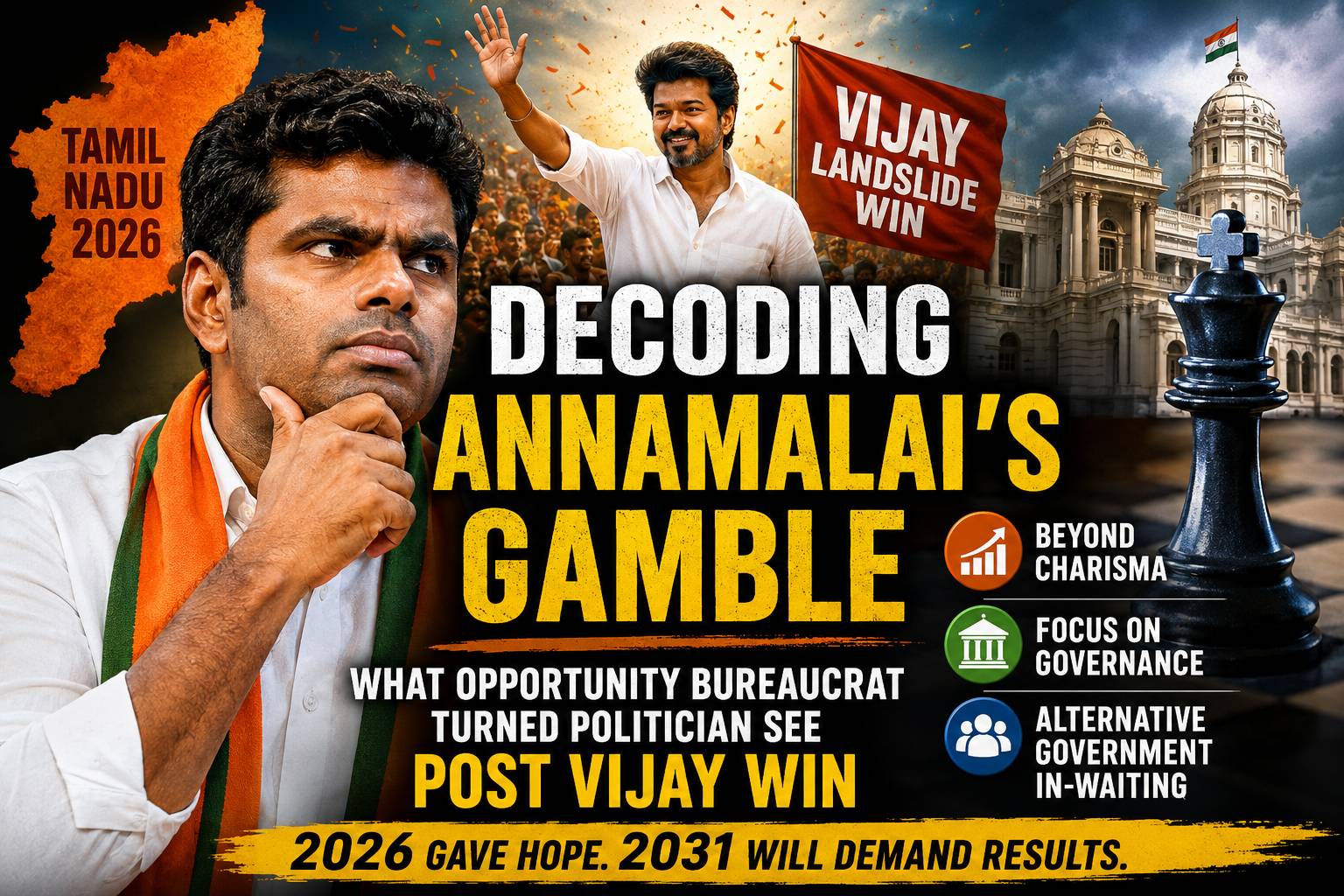 Decoding Annamalai’s Gamble: What opportunity bureaucrat turned politician see post Vijay win| Exclusive Analysis
