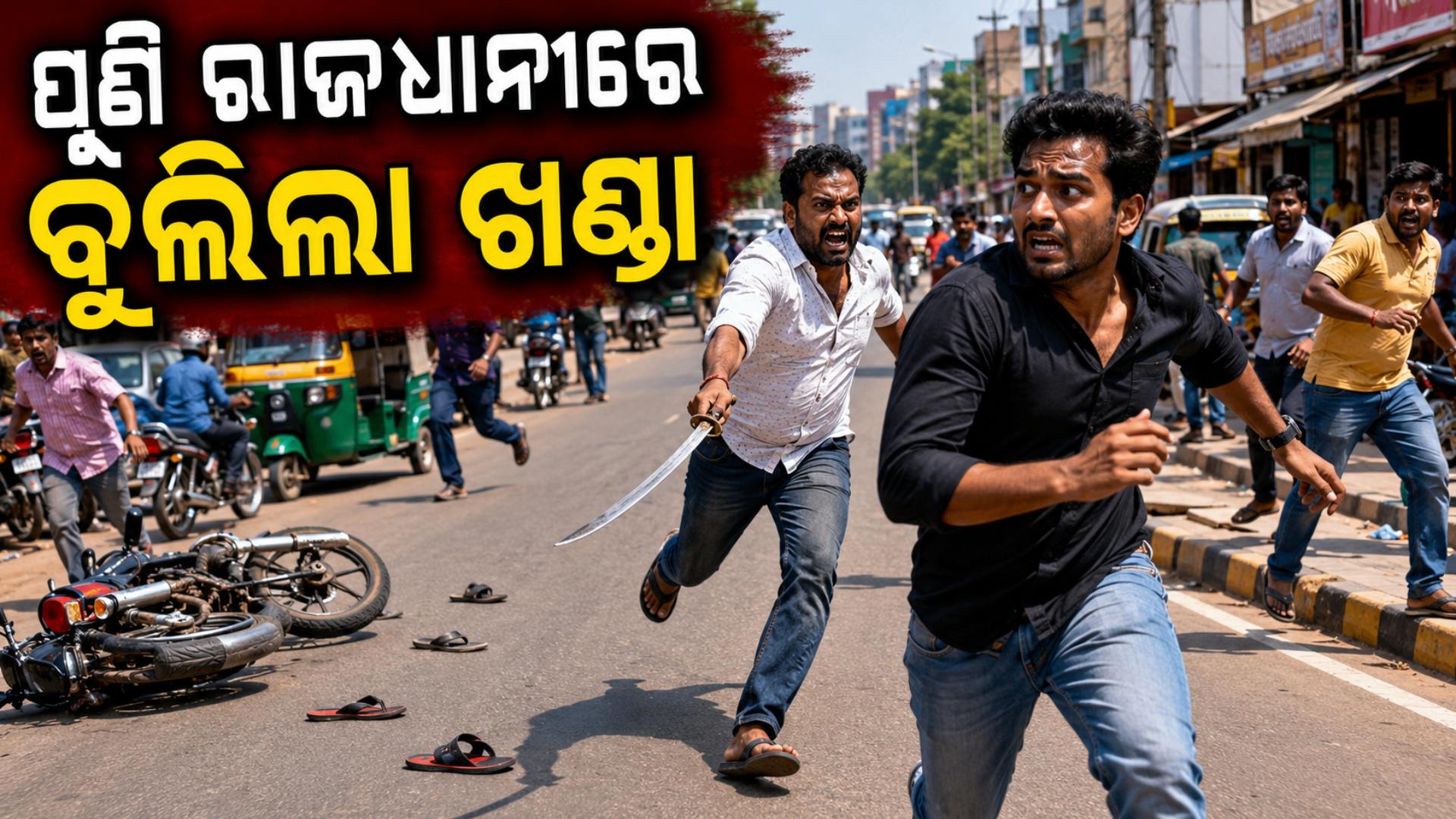 ରାଜଧାନୀରେ ପୁଣି ବୁଲିଲା ଖଣ୍ଡା, ଗୋଡ଼ାଇ ଗୋଡ଼ାଇ ହାଣିଲେ ଦୁର୍ବୃତ୍ତ