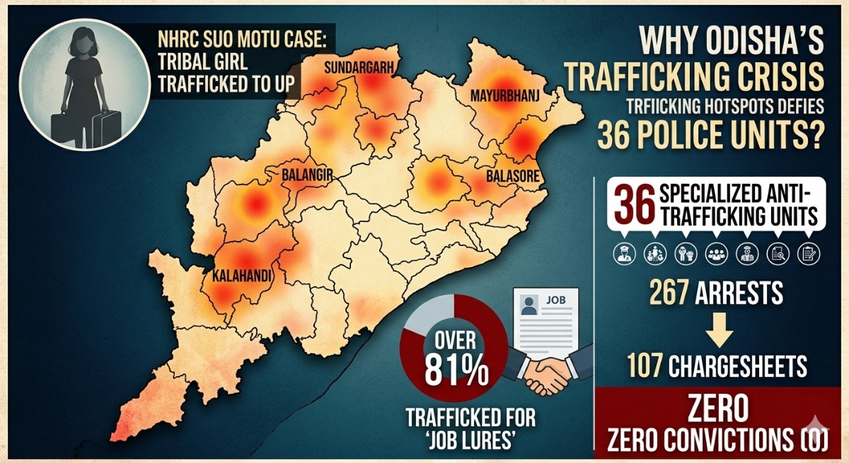 NHRC Steps In After 17-Year-Old Tribal Girl Trafficked, Sold, Sexually Assaulted: Why Odisha's Trafficking Crisis Defy 36 Specialized Police Units| Exclusive