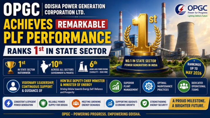 Odisha’s OPGC Shines with Top PLF Performance