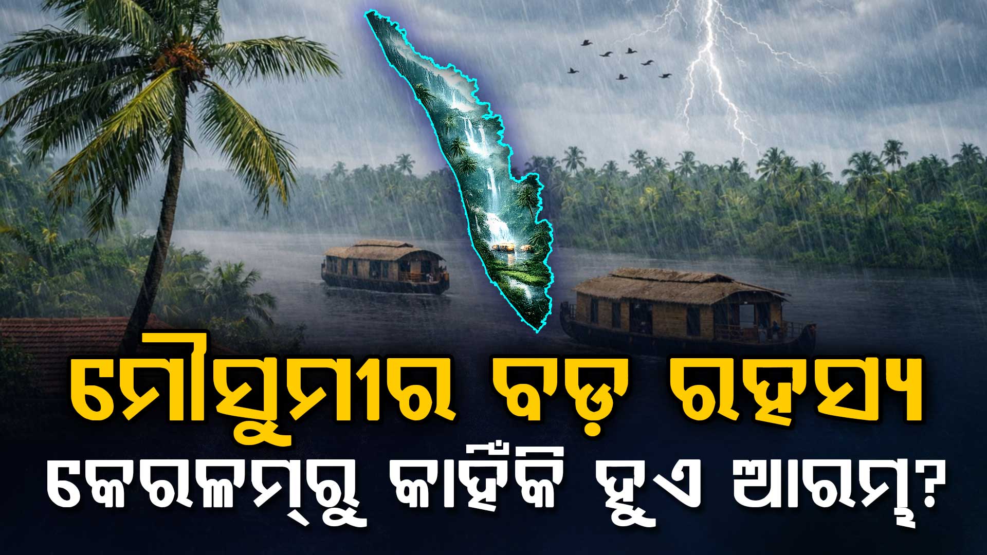 ଭାରତରେ ମୌସୁମୀର ଏଣ୍ଟ୍ରି: କେରଳମ୍ରୁ କାହିଁକି ଆରମ୍ଭ ହୁଏ ବର୍ଷା? ଜାଣନ୍ତୁ ୨ ପ୍ରକାର ମୌସୁମୀ ବାୟୁ ବିଷୟରେ