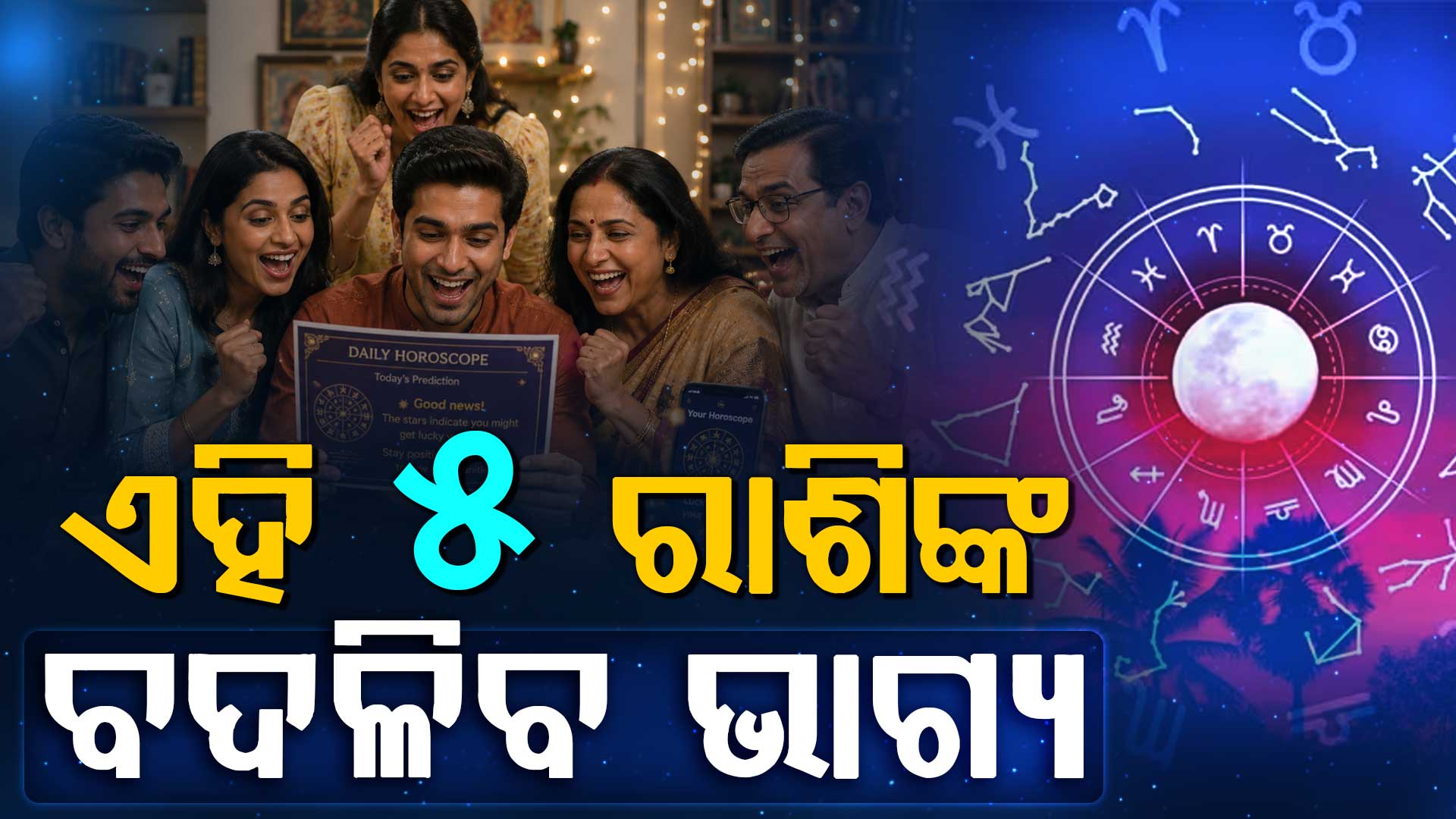 ଆଜି କେମିତି କଟିବ ଆପଣଙ୍କ ଦିନ ? ଏମାନଙ୍କ ଉପରେ ହେବ ଧନ ବର୍ଷା
