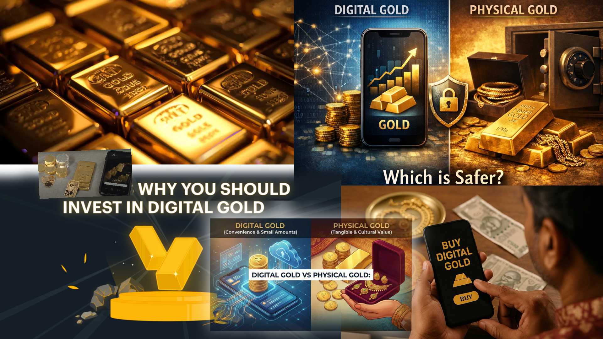 Click to Invest, Convert to Shine: Understanding Digital and Physical Gold