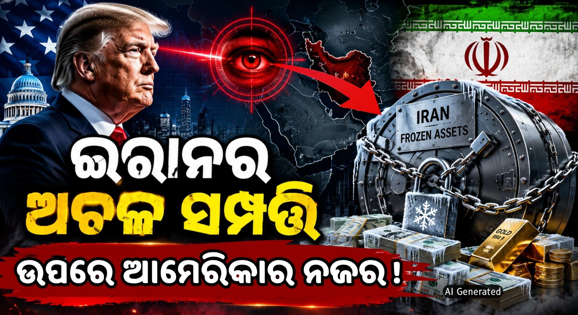 ଇରାନର ରାଜସ୍ଵ ଉପରେ ଆମେରିକାର ନଜର; ଟ୍ରମ୍ପଙ୍କ ନୂଆ ପ୍ଲାନ୍ ପାଇଁ ଘନେଇବ ସଂକଟ ?