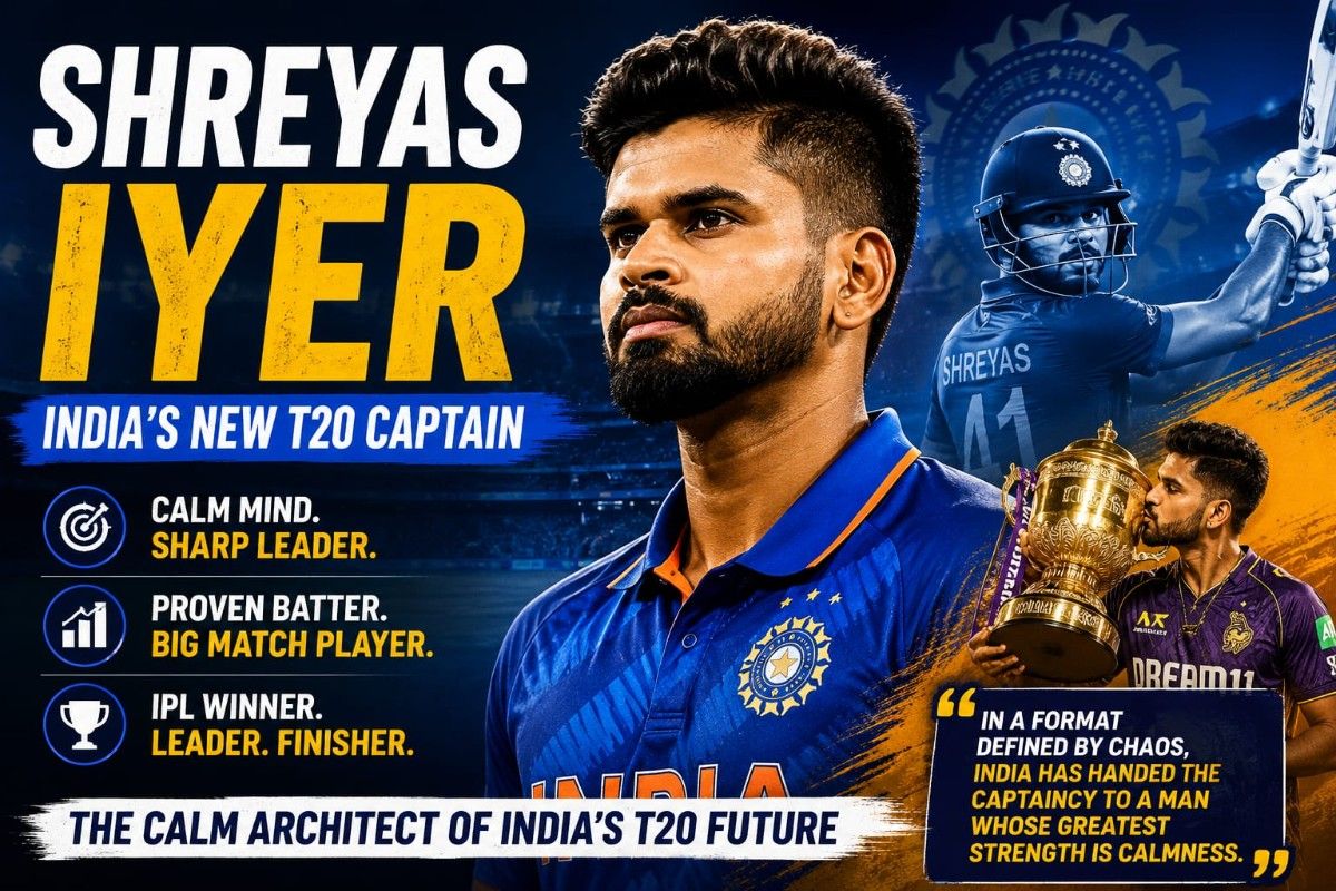 From IPL Mastermind to India's T20 Boss: Why Shreyas Iyer Was Impossible for Selectors to Ignore| Analysis