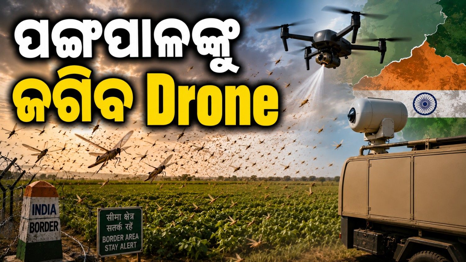 ଏଥର ପଙ୍ଗପାଳ ପ୍ରବେଶ ଉପରେ ଲାଗିବ ରୋକ! ମୁକାବିଲା ପାଇଁ  ହୋଇଛି ଜବରଦସ୍ତ ପ୍ରସ୍ତୁତି
