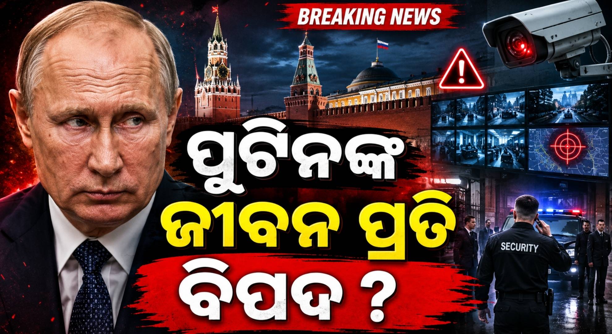 ଖାମେନେଇଙ୍କୁ ହତ୍ୟା ପରେ ଡରରେ ପୁଟିନ୍; ଗାର୍ଡ୍ସଙ୍କ ଉପରେ ଲଗାଇଲେ କଟକଣା, CCTV ବନ୍ଦ