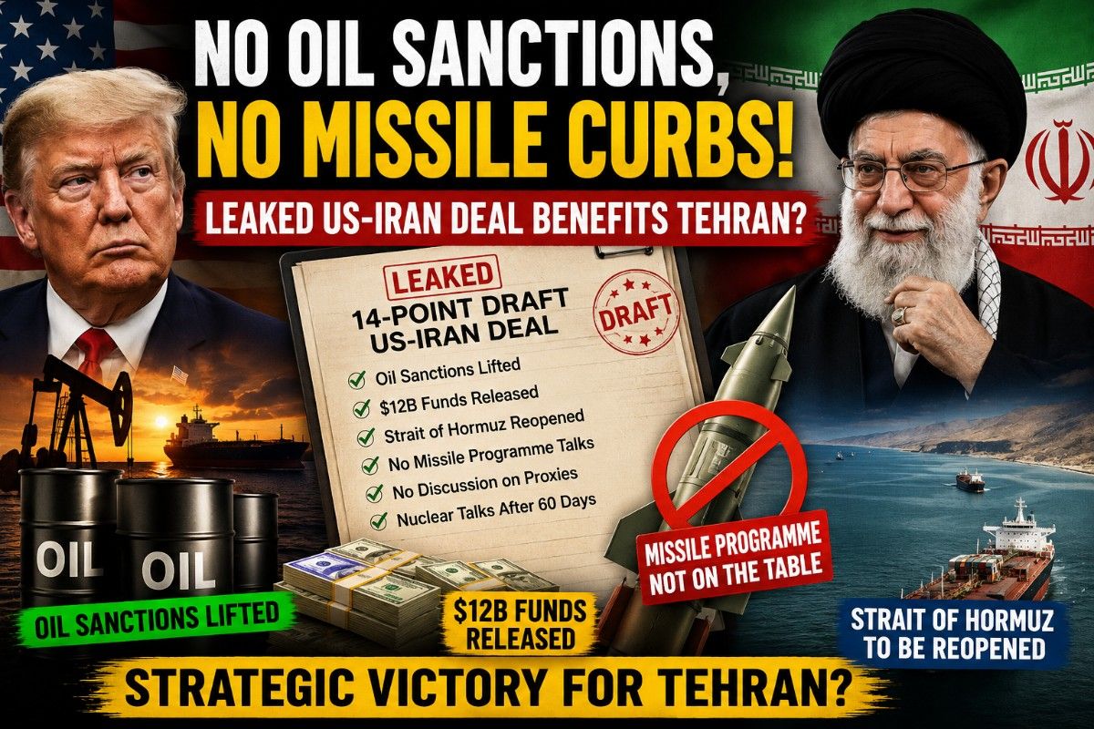 No Oil Sanctions, No Missile Curbs: Why the Leaked US-Iran Deal Looks Like a Strategic Victory for Tehran| Analysis