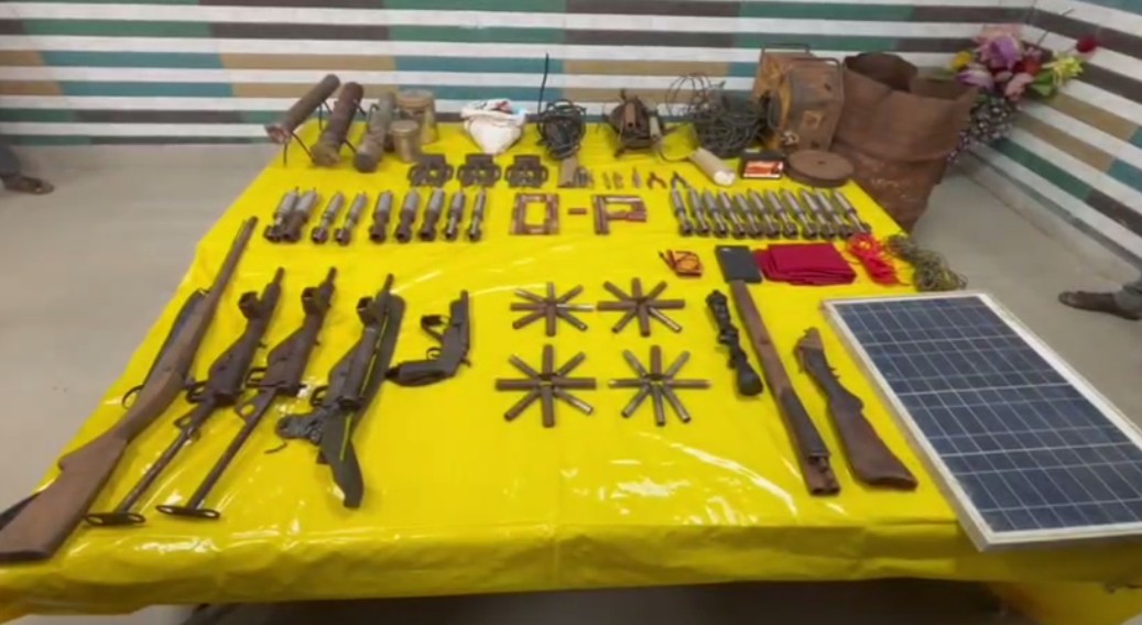 Major Maoist Dump Unearthed in Malkangiri Forests; Arms, Explosives Seized