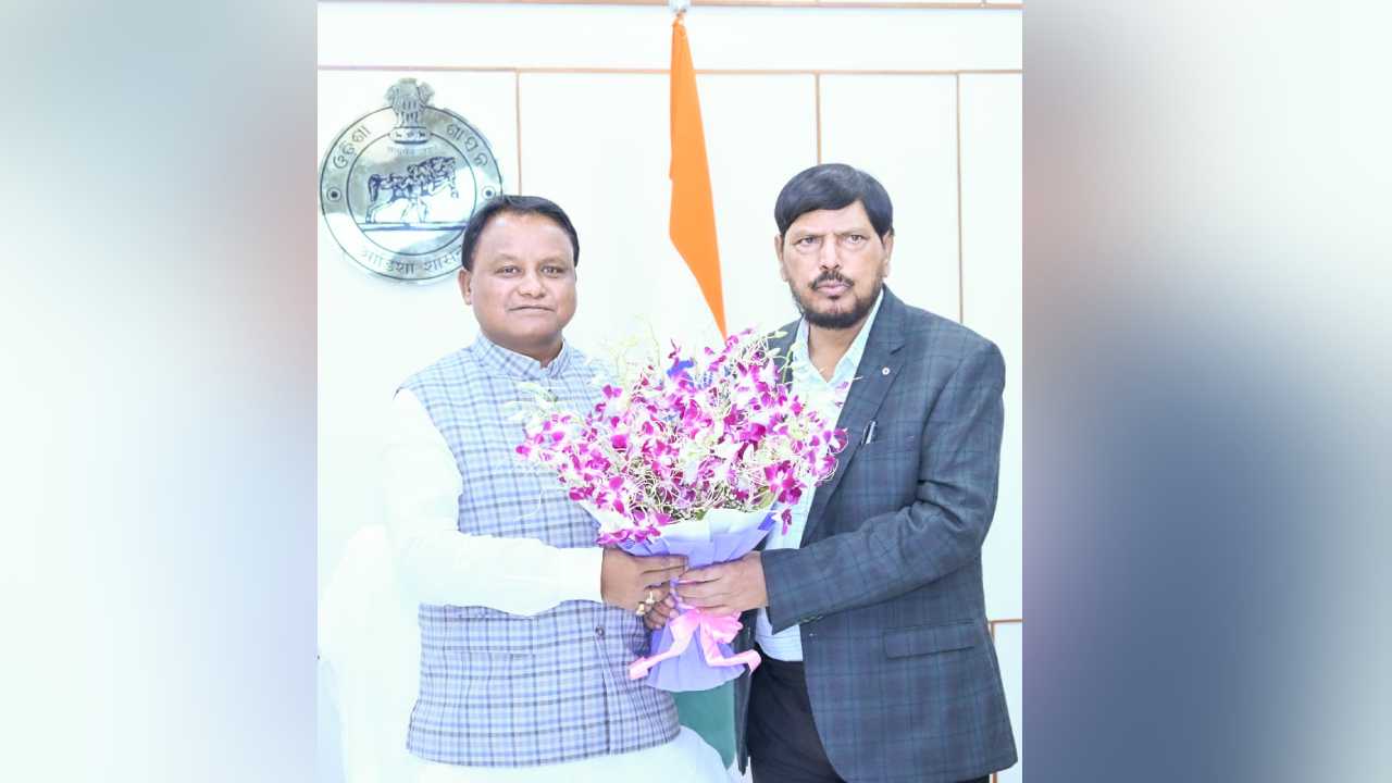 Union Minister Ramdas Athawale Reviews Welfare Schemes in Odisha; Emphasises Inclusive Development