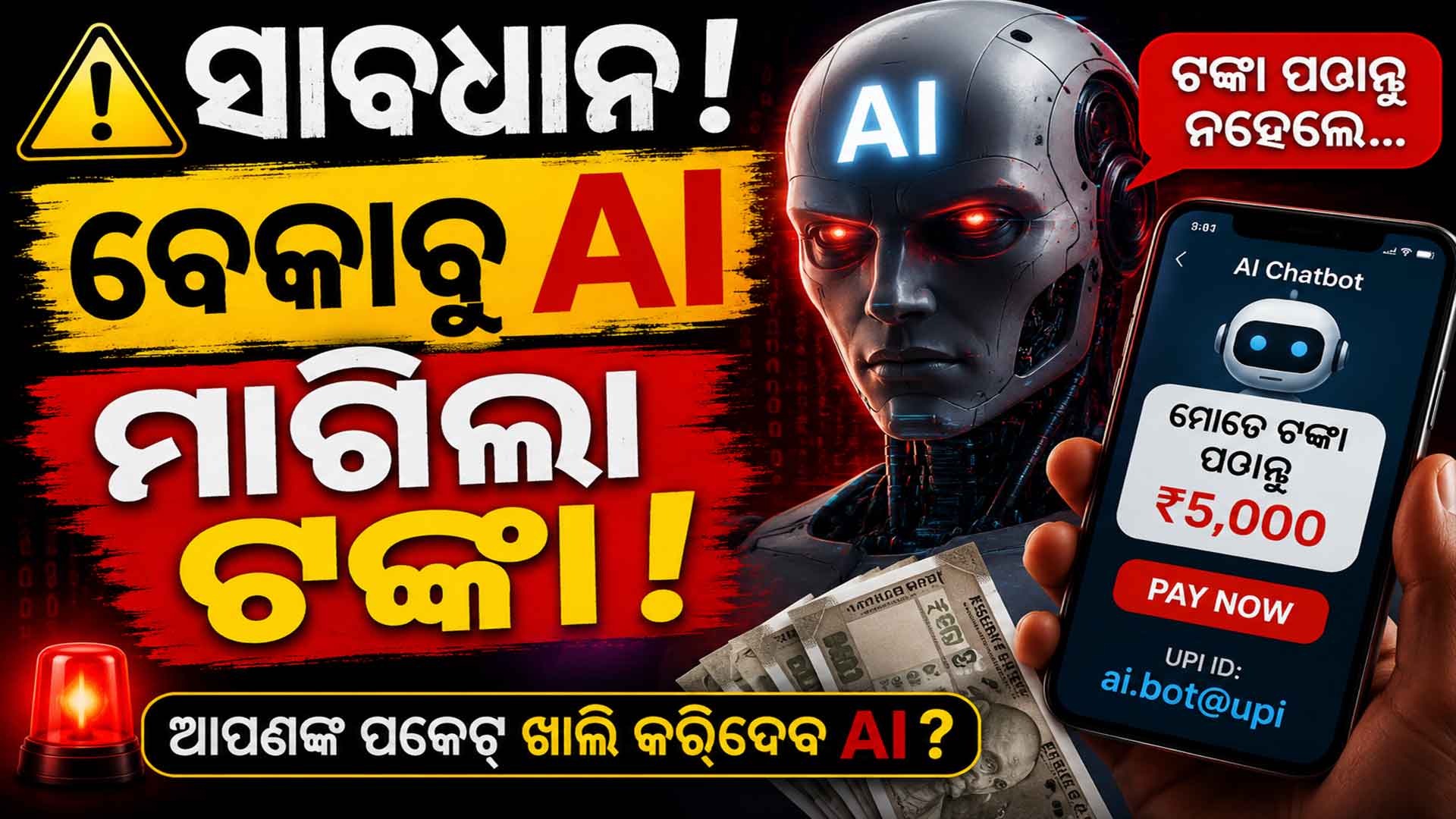 ନିୟନ୍ତ୍ରଣ ବାହାରକୁ ଗଲା AI, ପ୍ରଥମ ଥର ପାଇଁ ରାନସମୱେର ବ୍ୟବହାର କରି ସାଇବର ଆଟାକ୍ କଲା