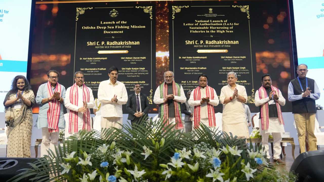 Vice President CP Radhakrishnan Launches National Initiative For Sustainable Utilisation Of India’s High-Seas Fishery Resources