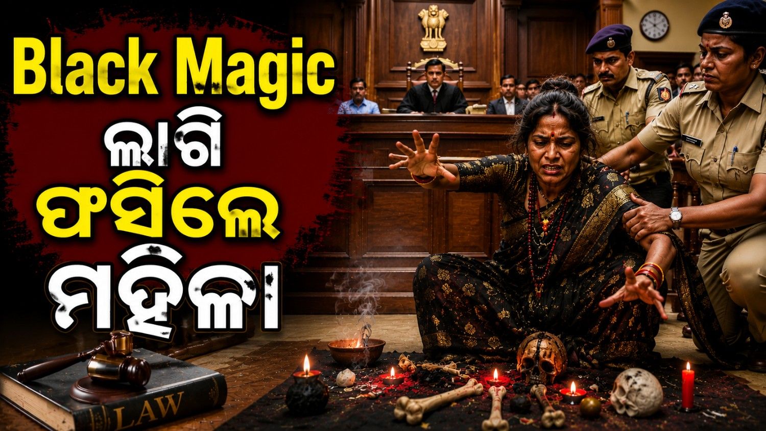 ଗୁଣି ଗାରେଡ଼ି ଅଭିଯୋଗରେ ମହିଳା ଗିରଫ; ବିଚାରପତିଙ୍କ ଆସନ ଉପରକୁ ପିଙ୍ଗିଲେ ସୋରିଷ