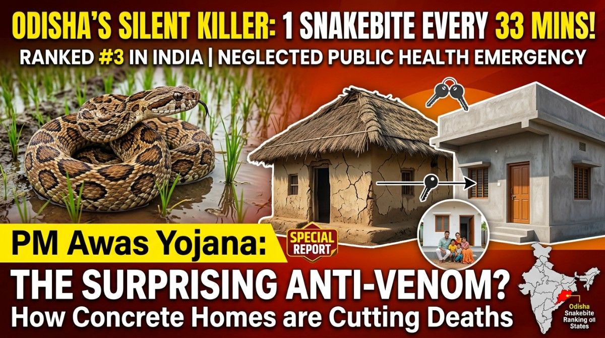 The Serpent's Lesson: How PM Awas Yojana Can Cut Odisha's High Snakebite Deaths | Exclusive