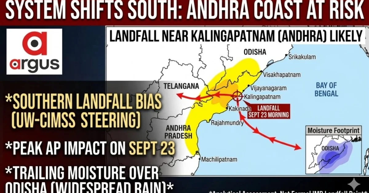 EXCLUSIVE | Deep Depression Track Update: Kalingapatnam Emerging as Landfall Zone; When, Where Will Odisha Feel the First Impact?